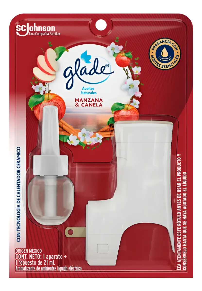 Desodorante Ambiental Glade Aparato Aceite Natural