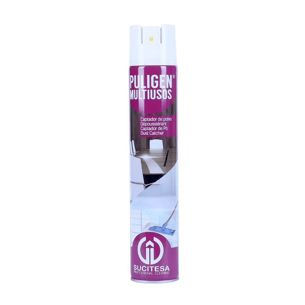 Puligen Multiusos Sp Aerosol x650 Ml. Atrapa Polvo - Sucitesa - Pisos y Muebles