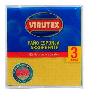 Paño Esponja Absorbente x3 VTX Clasica