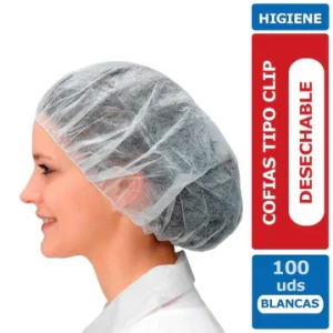 Gorro Desechable Blanco x100 un.