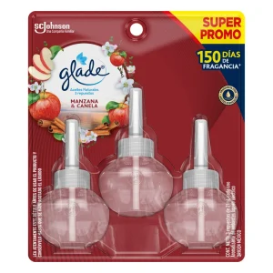 Desodorante Ambiental Glade Repuesto Aceite Natural x3 un.