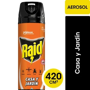 Raid Insecticida x420 Cc. Casa y Jardin