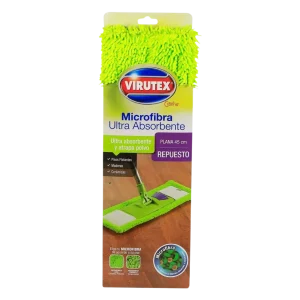 Mopa Plana Microfibra Repuesto x45 Cm Virutex