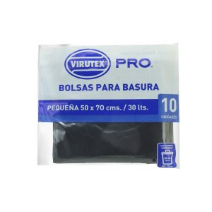 Bolsas de Basura Plana 50x70 x10 un. VTX Pro
