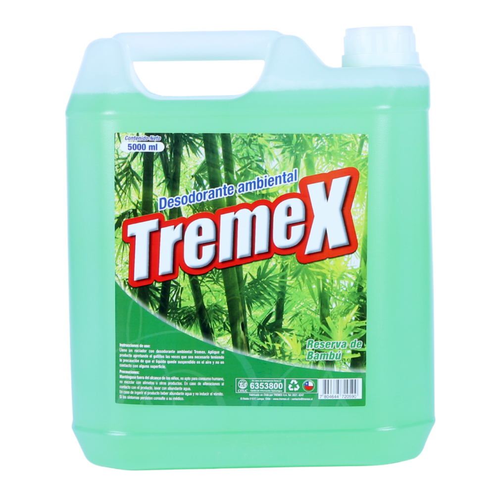 Desodorante Ambiental Tremex Aroma Bambu x5 Lts.