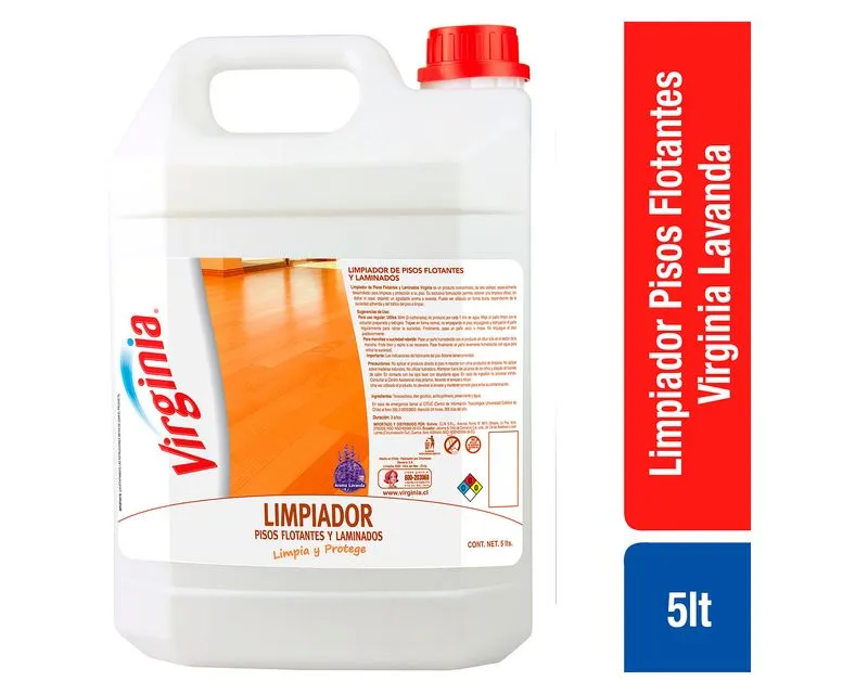 Limp. Piso Flotante Virginia x5 Lt. Lavanda