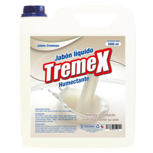 Jabón Liquido Tremex Humectante Cremoso * 5 Lts.