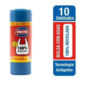Bolsas Basura Asas 50x65 VTX x10 un.