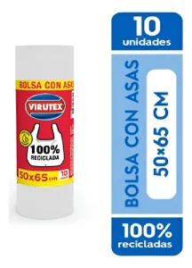 Bolsa Basura Blanca Asas 50x65 VTX