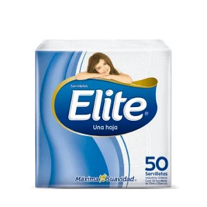Servilleta Elite Mesa Blanca 63x50 Und.