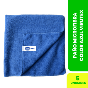 Paño Microfibra Color Azul x5 VTX Pro