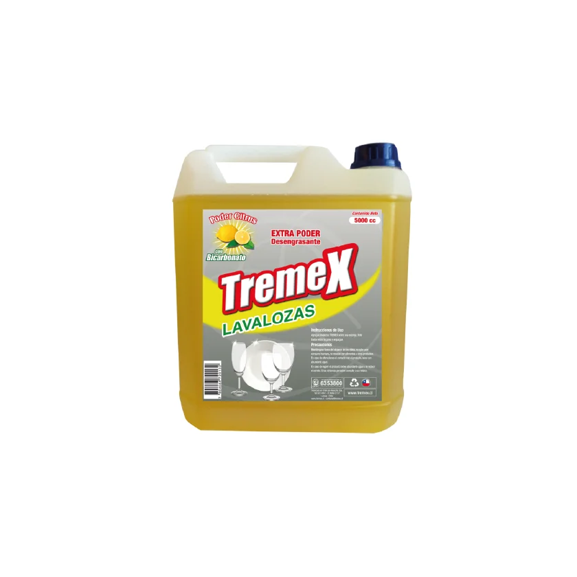 Lavaloza Tremex Elimina Olores Citrus x5 lts.C/BICARBONATO
