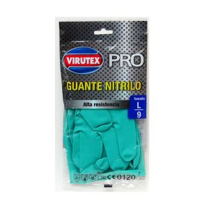 Guante Nitrilo Verde Virutex Pro Talla L