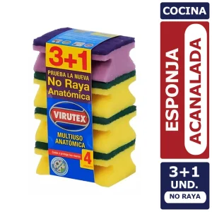 Esponja Acanalada 3+1 VTX Clasica