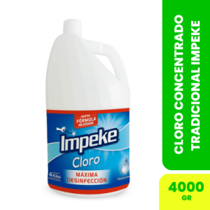 Cloro Concentrado Tradicional 4000 Gr. Impeke