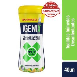 Igenix Wipes Frasco x40 un.