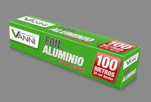 Film Aluminio 30 Cm. x 100 Mts.