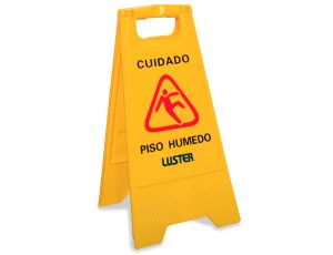 Señal de Piso Mojado Amarilla