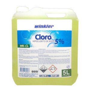 Cloro Hipoclorito Sodio 5% x5 Lts. Wk-Cl5