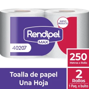 Toalla Rendipel Max 2x250 Mts.