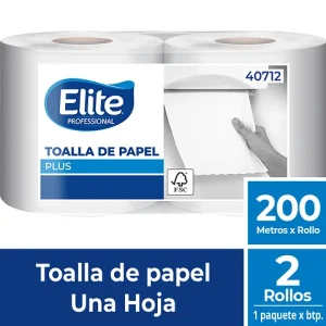 Toalla Elite Plus Uh Blanca 2x200 Mts.