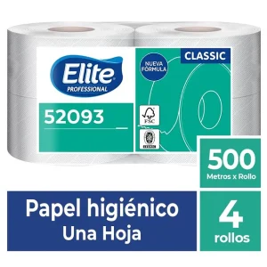 Papel Higiénico Elite Classic Uh 4x500 Mts.