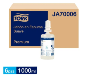 Jabón Espuma Tork 6x1000 Ml.