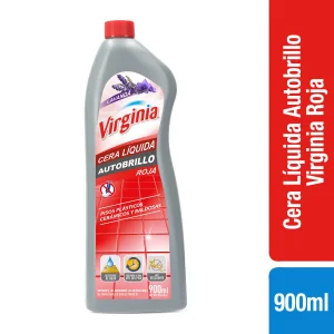 Cera Virginia Autobrillo Roja x900 Ml.