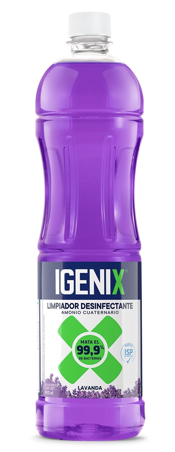 Limpiador Desinf. Igenix Lavanda x900 Ml. Pisos