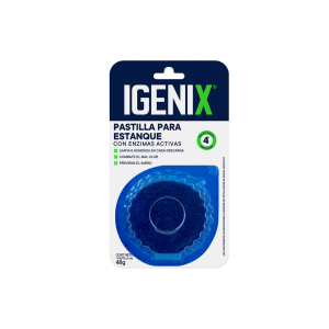 Pastilla Estanque Igenix Azul 48 Gr.x1 un.