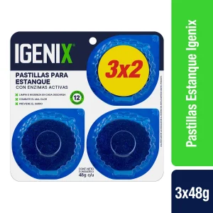 Pastilla Estanque Igenix Azul 48 Gr.x3 un.