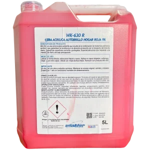 Cera Acrilica Autobrillo Roja x5 Lts. Wk-630
