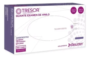 Guante Vinilo S/polvo Tresor Talla M x100 un.