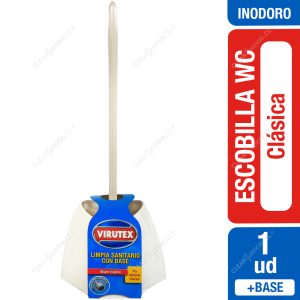 Cepillo Inodoro c/Base Antibacterial VTX