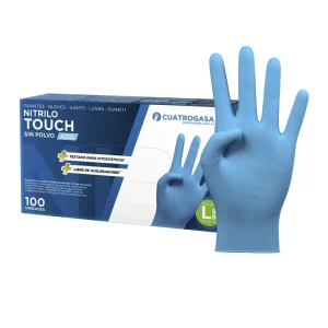 Guante Ninja Touch T-9 x100 Un.- Nitrilo Azul