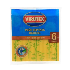 Paño Celulosa Natural x6 un. Virutex
