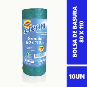 Bolsa de Aseo 80x110 Clean x10 un.