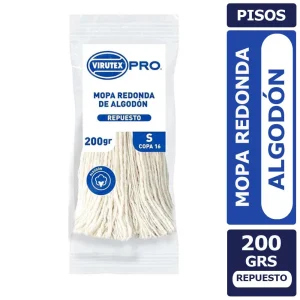 Repuesto Mopa Algodón 200 Gr. VTX Pro