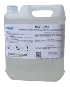 Desinf. Sanitizante Base a. Cuaternario x5 Lts. Wk-705