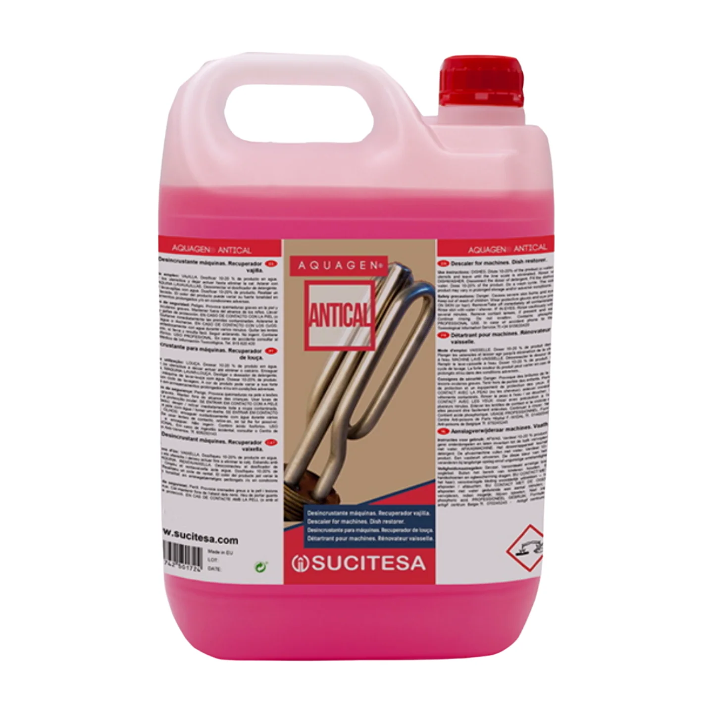 Aquagen Antical Bp6 x5 Lts. Desincrustante Maquinas - Sucitesa