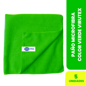 Paño Microfibra Color Verde x5 VTX Pro