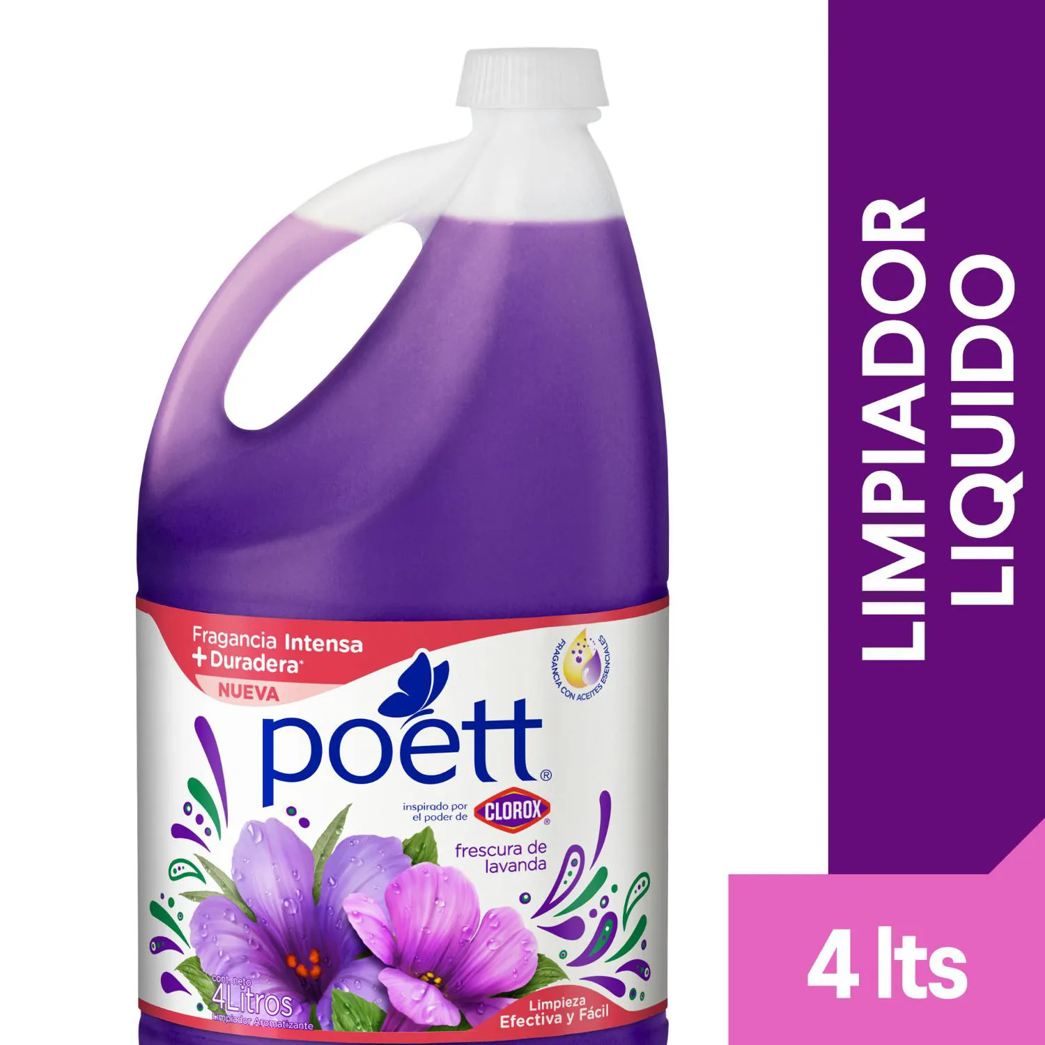 Poett Limpiapisos x4 Lts. Lavanda