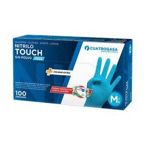 Guante Ninja Touch T-8 x100 Un.- Nitrilo Azul
