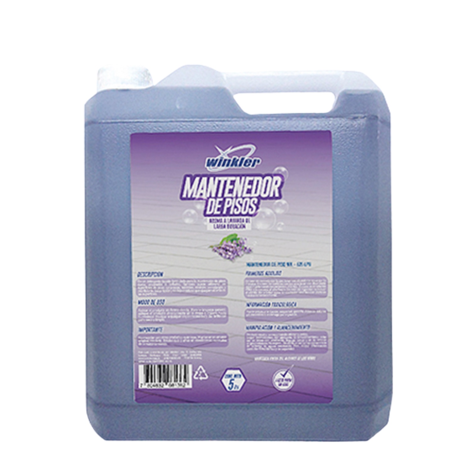 Limpiador de Pisos Lavanda x5 Lts. Wk-634 Lpu