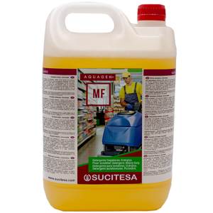 Aquagen Mf Bp5 * 5lts. Detergente Pisos P/vacuolavadoras - Grasa Vegetal/animal - Sucitesa