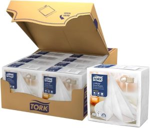 SERVILLETA DINNER TORK LINSTYLE BLANCA 14 PQ*50UN (4787220)