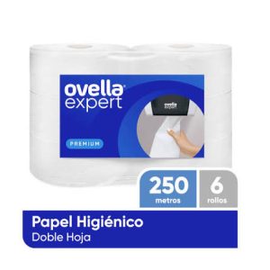 PAPEL HIGIENICO OVELLA PLUS 6*250 MTS D/H