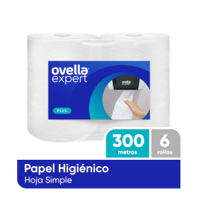 PAPEL HIGIENICO OVELLA 6*300 MTS H/S
