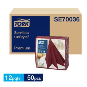 Servilleta Tork Premium Roja 12x50 un.