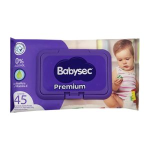 Toalla Humeda Babysec Premium 8 x3 x45 un.